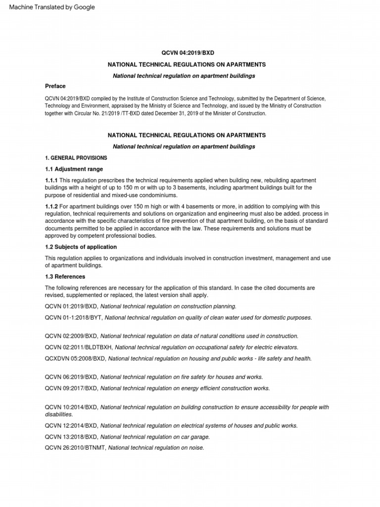 Picture Idea: National Regulations On Apartment Buildings Pdf Elevator