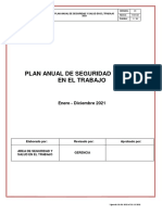 Plan Anual de Seguridad y Salud en El Trabajo2021