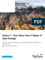 Option 1 - Char Dham Yatra 9 Nights 10 Days Package