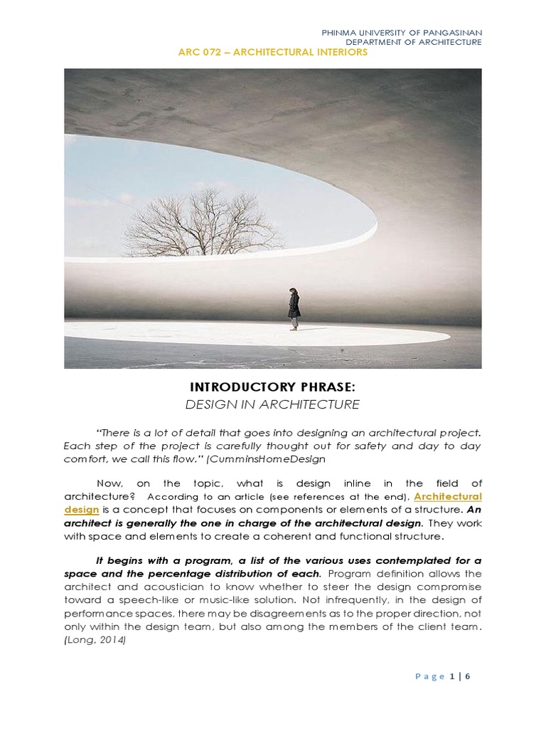 RSW Design in Architecture | PDF | Interior Design | Architect