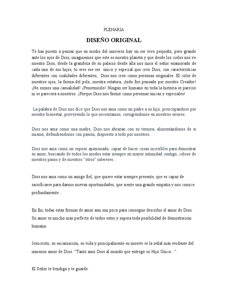 El Amor Infinito de Dios hacia Nosotros | PDF | Amor | Dios