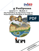 Araling Panlipunan: Quarter 4 - Module 3