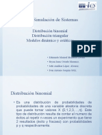 Distribuciónes binomial triagular