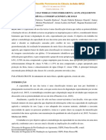 Capacidade de Uso Das Terras Como Ferramenta Ao Planejamento Agrícola Conservacionista de Solo