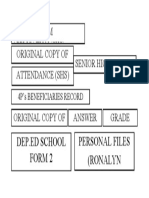 Google Form Application (SHS) Attendance (SHS) Module) Original Copy of Modules Senior High School Files