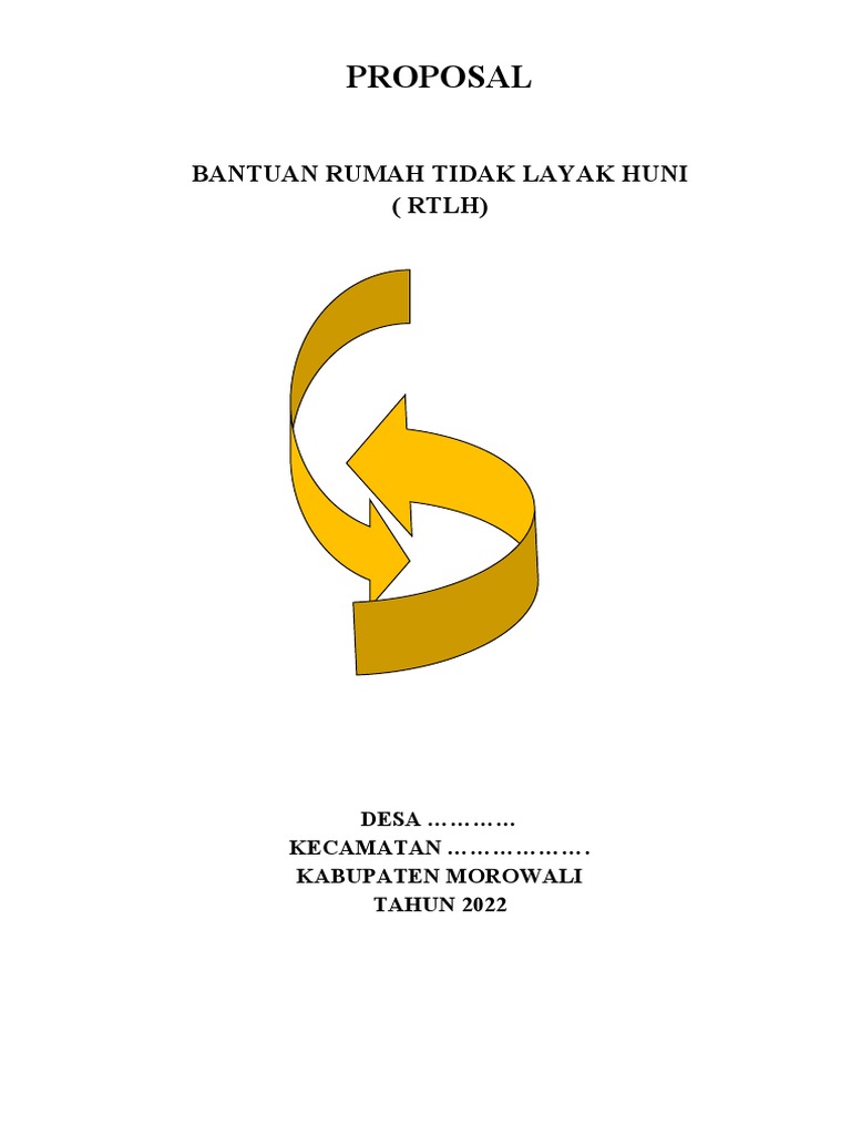 Proposal Bantuan RTLH Desa Pulau Dua | PDF