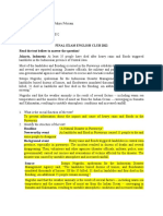 Final Exam English Club 2022 Read The Text Bellow To Answer The Question! Jakarta, Indonesia at Least 35 People Have Died After Heavy Rains and Floods Triggered