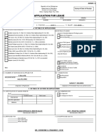 Civil Service Leave Form Summary