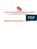 FAQ Remote Proctored Online Assessment SIU