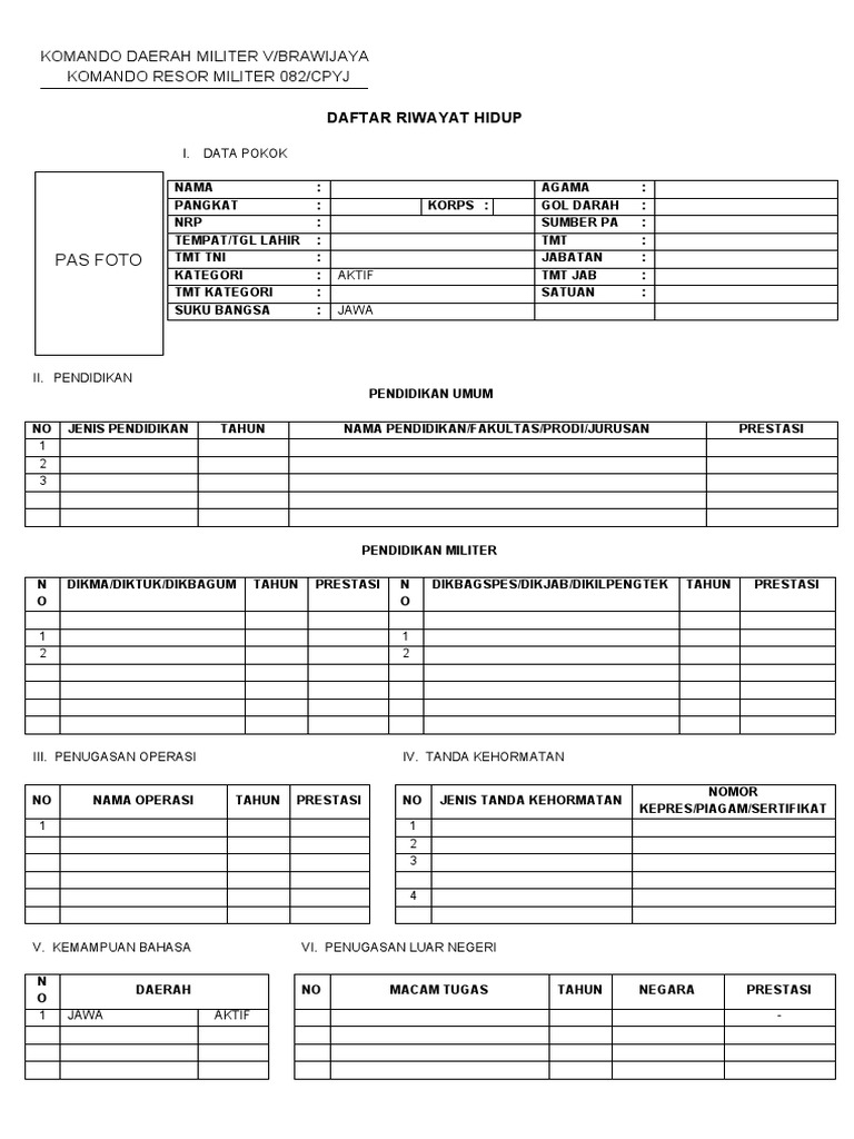 Contoh RHS Terbaru | PDF