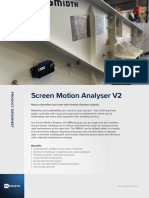 Screen Motion Analyser - Datasheet