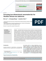 Pursuing Two-Dimensional Nanomaterials For Exible Lithium-Ion Batteries