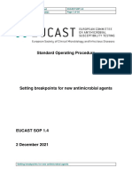 EUCAST SOP 1.4 Setting Breakpoints New Agents 20211202