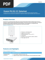 Huawei RU-5G-101 Datasheet