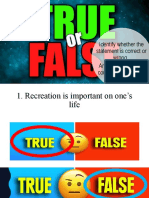 Identify Whether The Statement Is Correct or Wrong. Answer TRUE If It Is Correct, FALSE If It Is Not