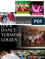 Foreign Folk Dance Terminologies