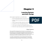 Learning Systems and Their Design: Chapter Summary
