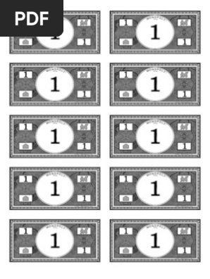 Monopoly Money Template Black And White
