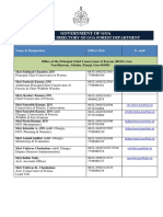 Forest DeptTelephone Directory