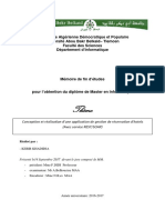 Conception Et Réalisation D'une Application de Gestion de Réservation D'hotels Avec Service REST-SOAP PDF