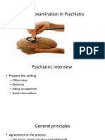 Interview in Psychiatry