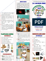 Triptico Feria de Ciencias