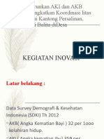 KANTONG PERSALINAN & KANTONG GIZI BALITA DESA Evaluasi PKK Kec.