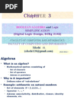 Chapter 3 Boolean Algebra and Logic SimplificationN