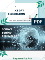 Welcome: Science Day Celebration