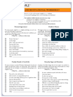 Weight Loss Motivational Worksheet: Health & Fitness Personal Appearance