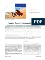 yoga and cancer research paper