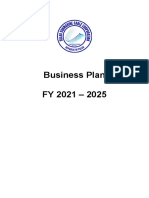Business Plan FY 2021 - 2025