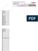 Reading & Writing: Input Data Sheet For SHS E-Class Record