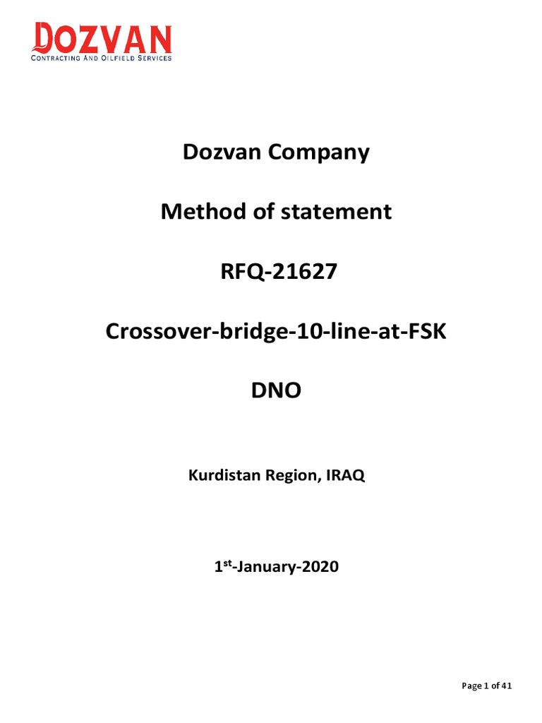 Construction Plan for Crossover Bridge | PDF | Concrete | Corporate ...