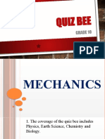 Quiz Bee 2018-19