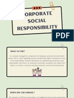 Corporate Social Responsibility