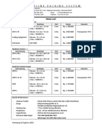 Pricelist Sci 2022