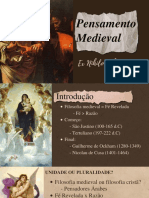 Introdução Ao Pensamento Filosofia Medieval 27082022