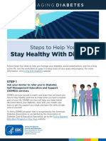 Stay Healthy With Diabetes: Steps To Help You