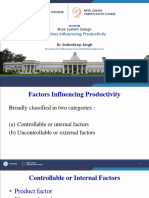 Factors Influencing Workplace Productivity