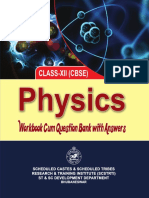 1 Class XII Physics (CBSE) Workbook 0