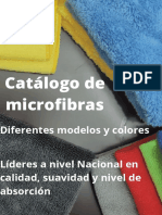 Catalogo Microfibras