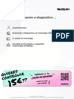 Tema 2 Evaluacion y Diagnostico en Psicologia Clinica y de La Salud