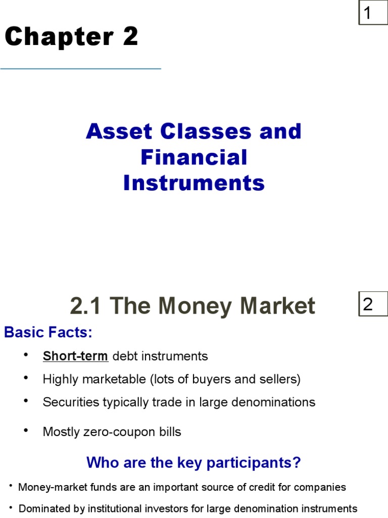 Understanding Money Market Instruments | PDF | Order (Exchange ...