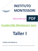 Cuadernillo Montessor 1° A y B