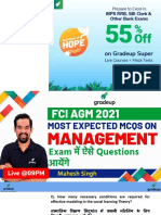 Fci MGMT MCQS