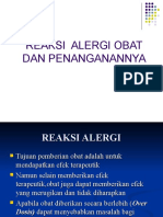 REAKSI ALERGI OBAT DAN PENANGANANNYA