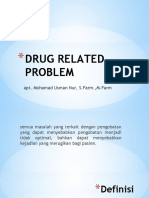Drug Related Problem: Apt. Mohamad Usman Nur, S.Farm.,M.Farm