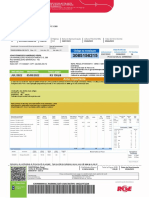 DANF3E - Documento da conta de energia