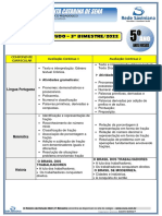 Roteiro de Estudos (5º Ano) 3º Bimestre (05-08)